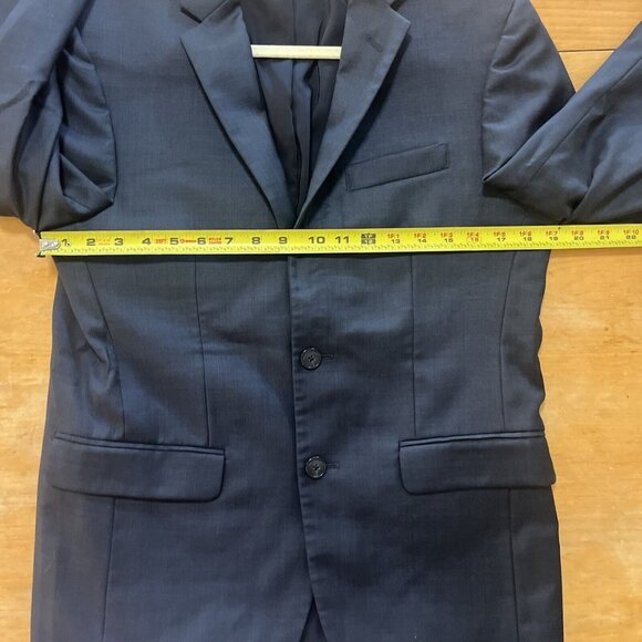 Jos. A. Bank Travelers Collection Tailored Fit Wool Blue Gray Blazer Jacket 38S - Picture 5 of 15